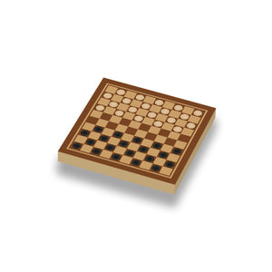 Dambord Geprint op een nieuwe 2x2 LEGO® tegel. 