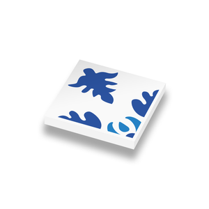 Delft Blue Flower motif