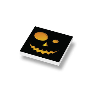Custom LEGO print Halloween Pumpkin head 2 - op een 2x2 LEGO® tegel