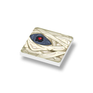 Custom LEGO print Halloween Mummy - geprint op een 2x2 LEGO® tegel