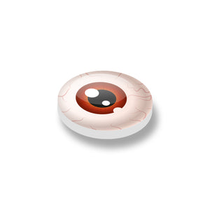 Custom LEGO print Halloween Oog rond - op een 2x2 ronde LEGO® tegel