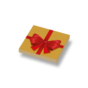Custom LEGO print cadeau deksel - op een nieuwe 2x2 tan LEGO® tegel
