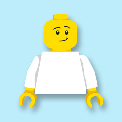 Torso Wit Voorzijde Personaliseren (973c001)