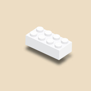 LEGO onderdeel 3001 wit