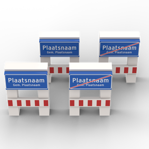 Minibuild Bundel - 4 Plaatsnamen met Gemeente