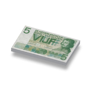 Speelgeld, Nederlandse Guldens 5 gulden geprint op een 1x2 LEGO® tegel