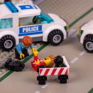 Road deposition 1x4 continuously angled