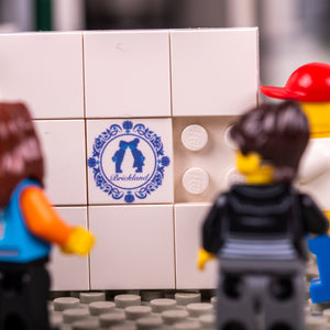 Delft Blue Holland Brickland auf 2x2 Fliese