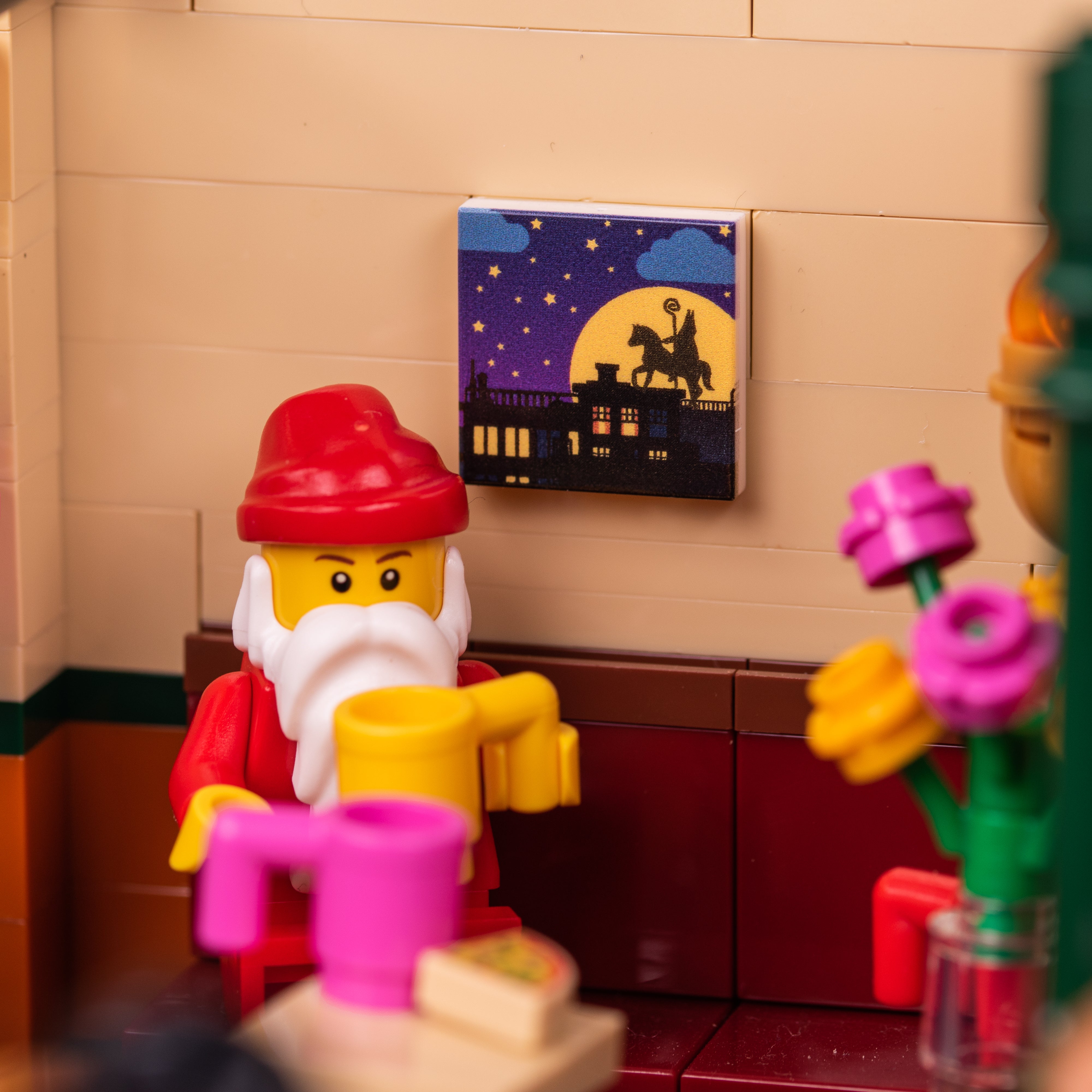 Weihnachtsmann - auf dem Dach