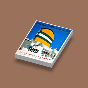 LEGO Poster HAL S.S. Maasdam S.S. Ryndam geprint op 2x3 LEGO® tegel