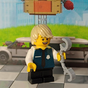 LEGO Make-A-Wish wensfiguur Politieagent dubbelzijdig custom print
