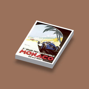 LEGO Poster Monaco 1933 geprint op een 2x3 LEGO® tegel