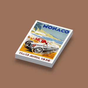 LEGO Poster Monaco 1936 geprint op een 2x3 LEGO® tegel