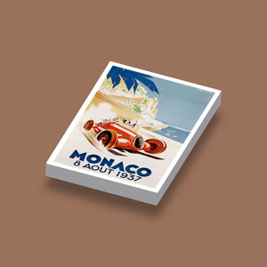 LEGO Poster Monaco 1937 geprint op een 2x3 LEGO® tegel