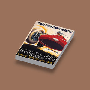 LEGO Poster Monaco 1955 geprint op een 2x3 LEGO® tegel