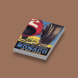 LEGO Poster Monaco 1958 geprint op een 2x3 LEGO® tegel