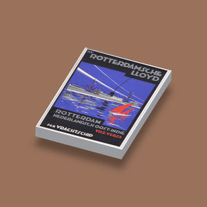 LEGO Poster Rotterdamsche Lloyd geprint op een 2x3 LEGO® tegel