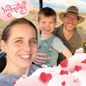 Puzzel 16x16 Valentijns Hartjes - Incl. Bodemplaat