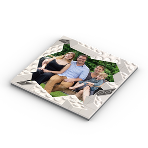 Unieke LEGO Vaderdag puzzel in LEGO-stenen kader incl bodemplaat