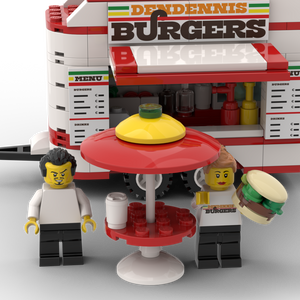 Minibuild Food Festival Hamburgerwagen