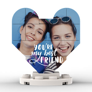 LEGO® Valentijn Microbuild You're my best FRIEND geprint op nieuw LEGO
