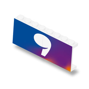 LEGO Panel white 1x4x3 double wide