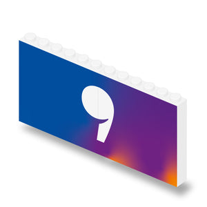 LEGO Panel white 1x6x5 double wide