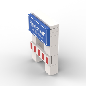 Minibuild - Plaatsnaambord met Gemeentenaam