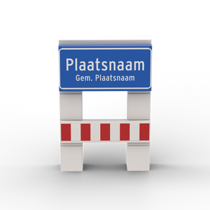 Minibuild - Plaatsnaambord met Gemeentenaam