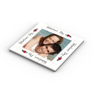 LEGO® puzzel 64 Valentines day hart op 64 nieuwe LEGO tegels 