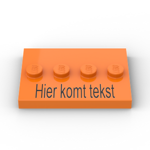 Minifiguur stand oranje