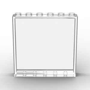 LEGO Panel 1x6x5 transparant met je eigen print op nieuwe LEGO